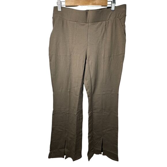 Torrid Tan Stretch Leggings Women’s Size 2 (18/20) NWT Split Hem Pants - Picture 1 of 4